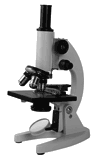 Microscope avec lequel le notaire examine les contrats d'achat